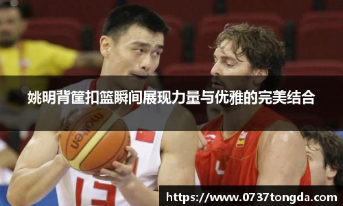 姚明背筐扣篮瞬间展现力量与优雅的完美结合